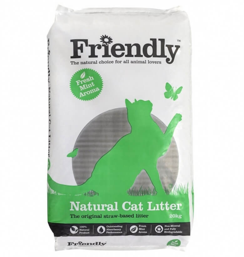 New Packaging for Friendly Natural Cat Litter 20kg!