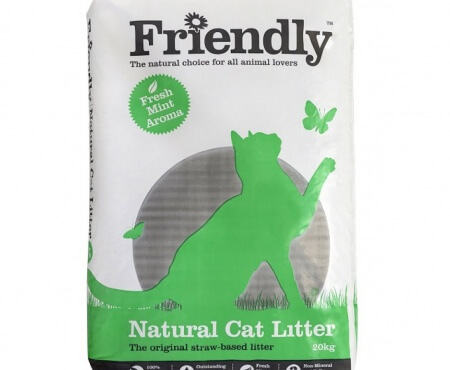 New Packaging for Friendly Natural Cat Litter 20kg!